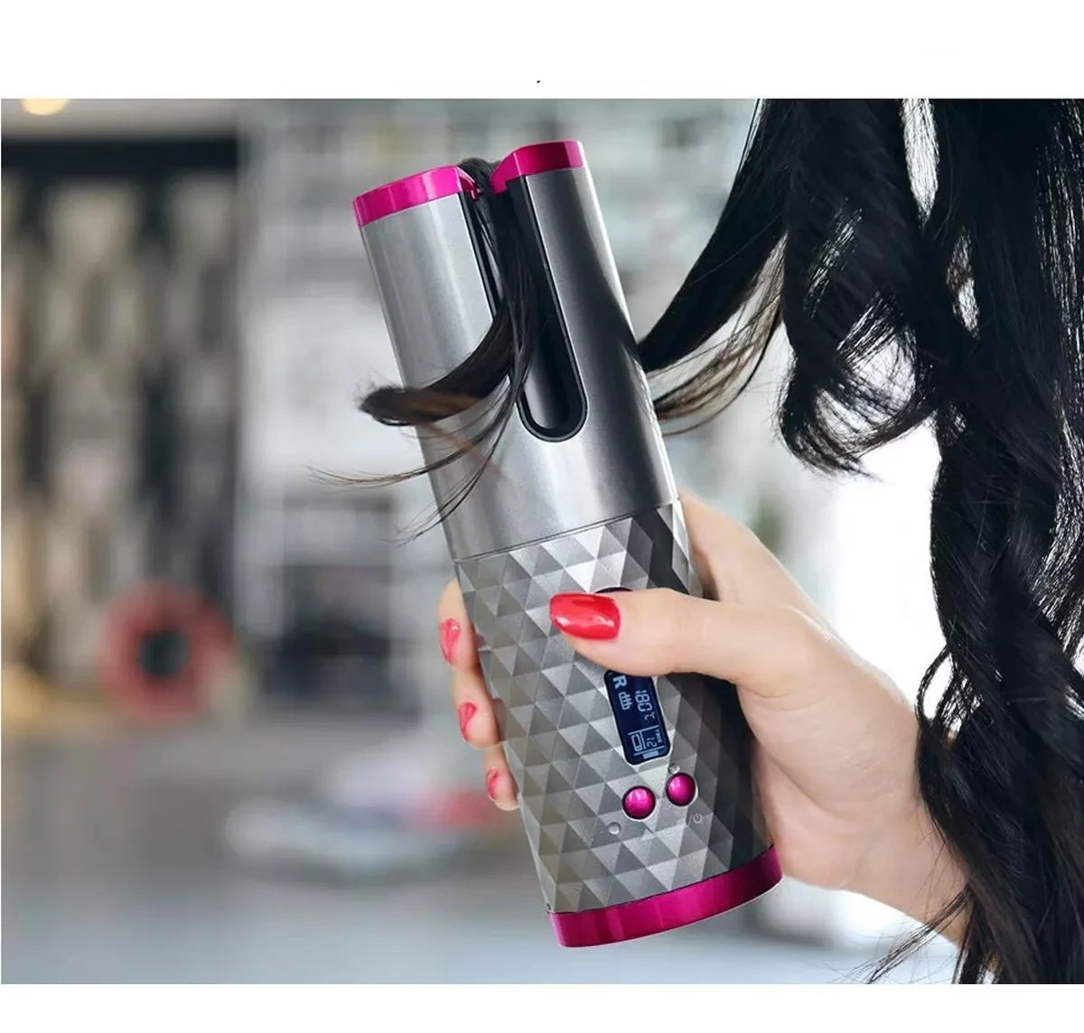 RIZADORA AUTOMATICA RECARGABLE Y PORTATIL