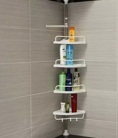 Estante Multifuncional Esquinero para Baño