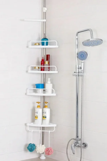 Estante Multifuncional Esquinero para Baño