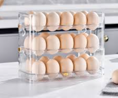 ORGANIZADOR 42 HUEVOS X3 NIVELES