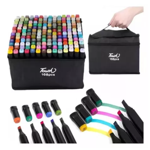 Set De Plumones 168 Doble Punta