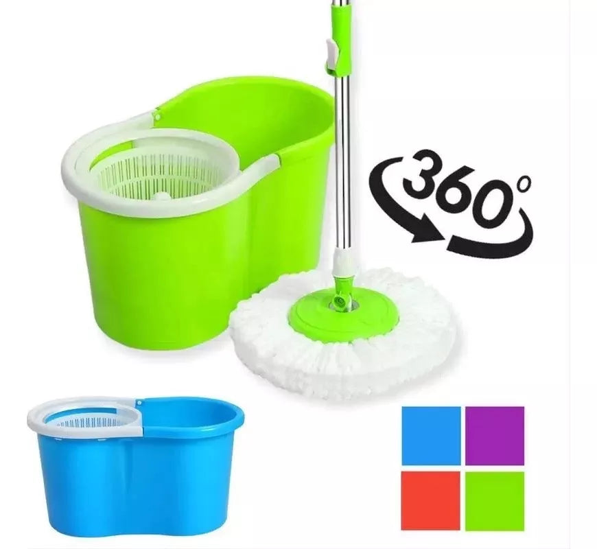 Trapero Giratorio 360 Mas Balde Plastico