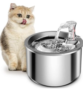 Fuente de Agua para Gato Redonda