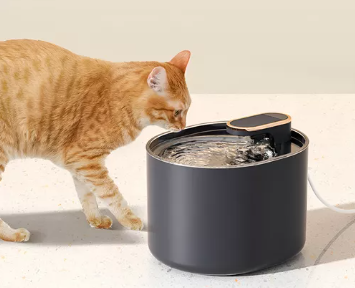 Fuente de Agua para Gato Redonda