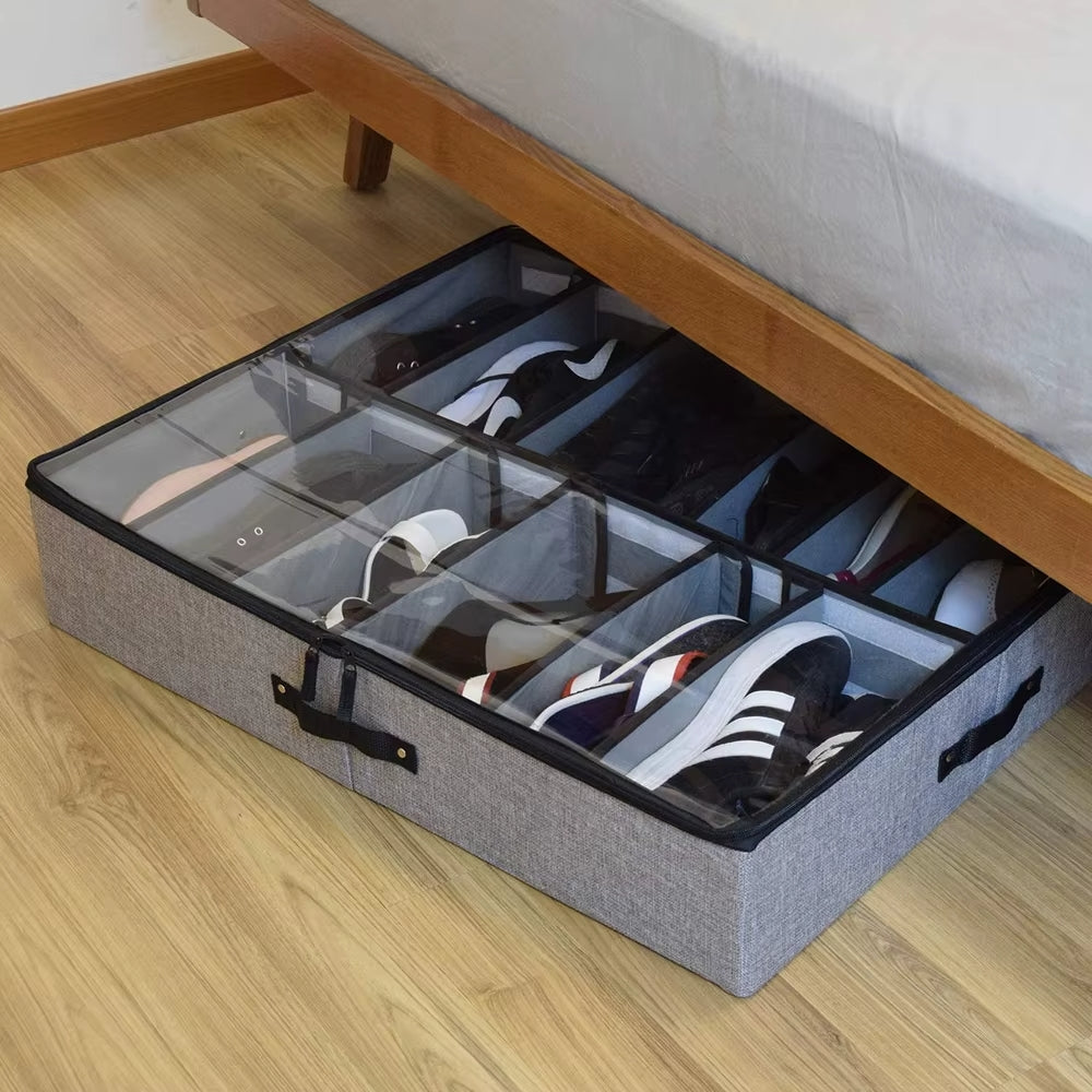 Organizador de Zapatos Bajo la Cama 12 Pares