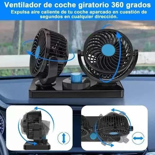 VENTILADOR PARA CARRO 2 VELOCIDADES