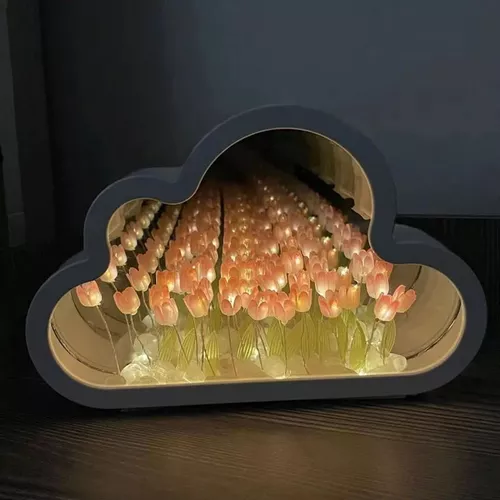Lámpara Nubes + Tulipanes Infinitos