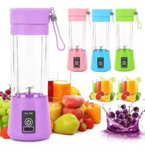 Licuadora Recargable 6 Aspas