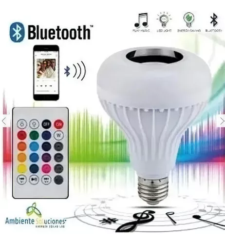Bombillo Parlante Con Bluetooth
